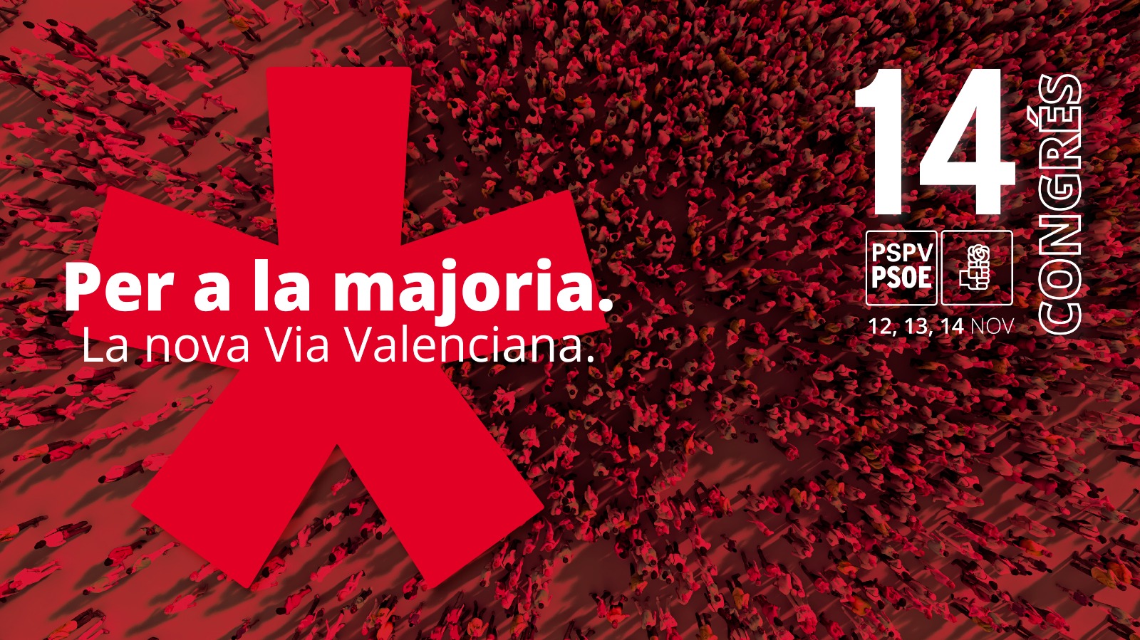 You are currently viewing Diumenge 14 de novembre | 14 Congrés PSPV-PSOE Jornada de Treball 🌹